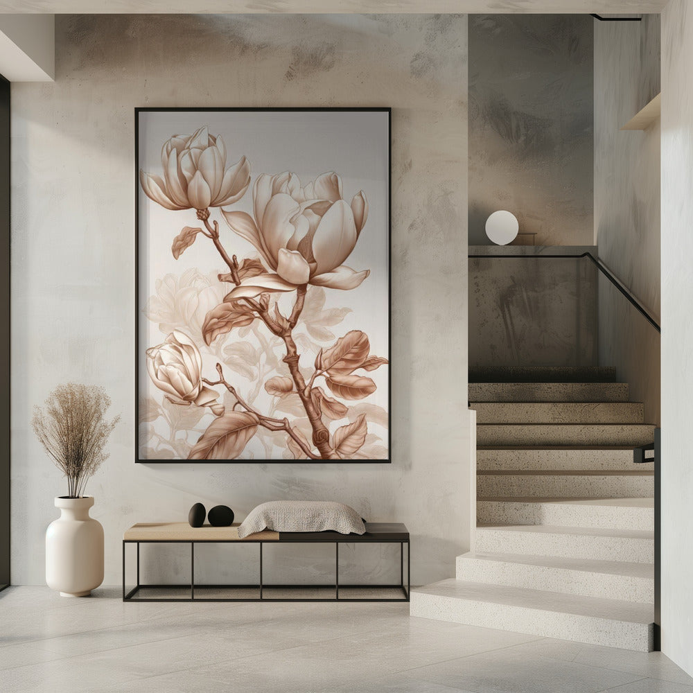Fleurs Beige 3