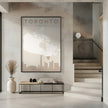 Wall art City Heart Maps 89 Canvas Wall Art