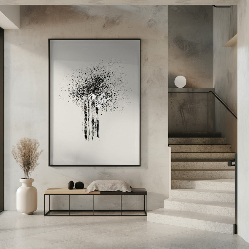 Wall art, éclaboussures de peinture #5