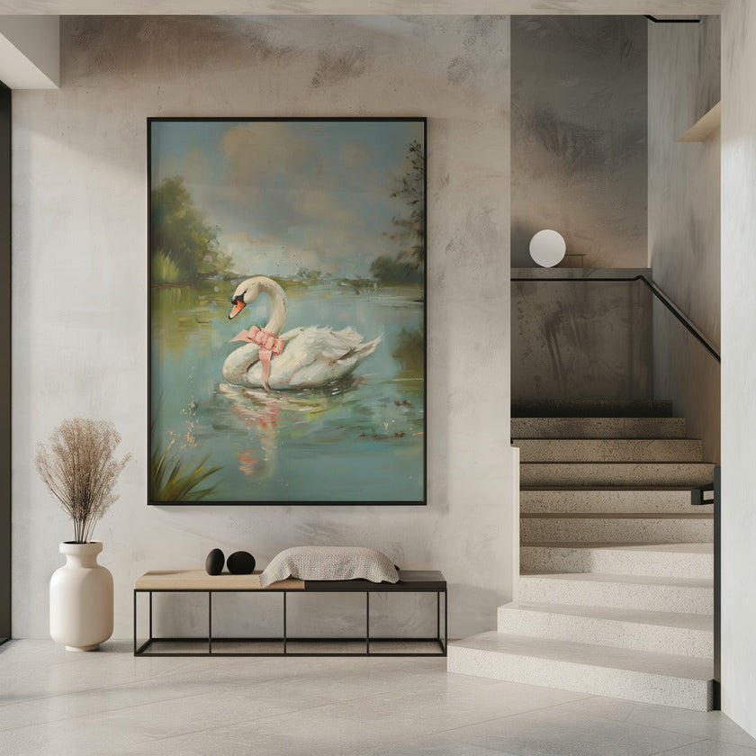 Vintage Swan Coquette