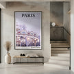 Impression sur toile Wall art Parisjardin Ratioiso