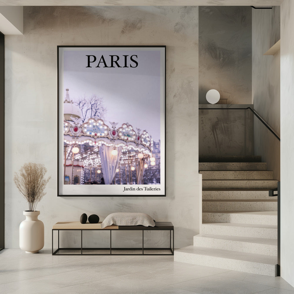 Impression sur toile Wall art Parisjardin Ratioiso