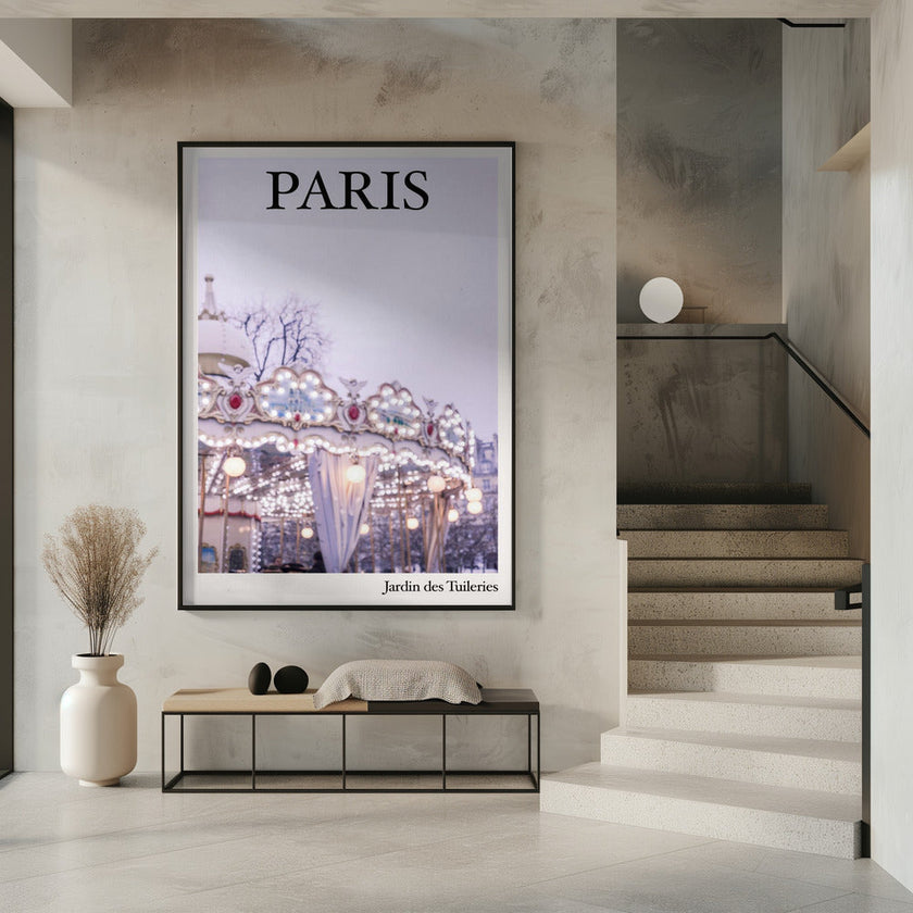 Impression sur toile Wall art Parisjardin Ratioiso