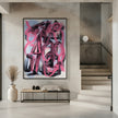 Wall art Dry brush abstract