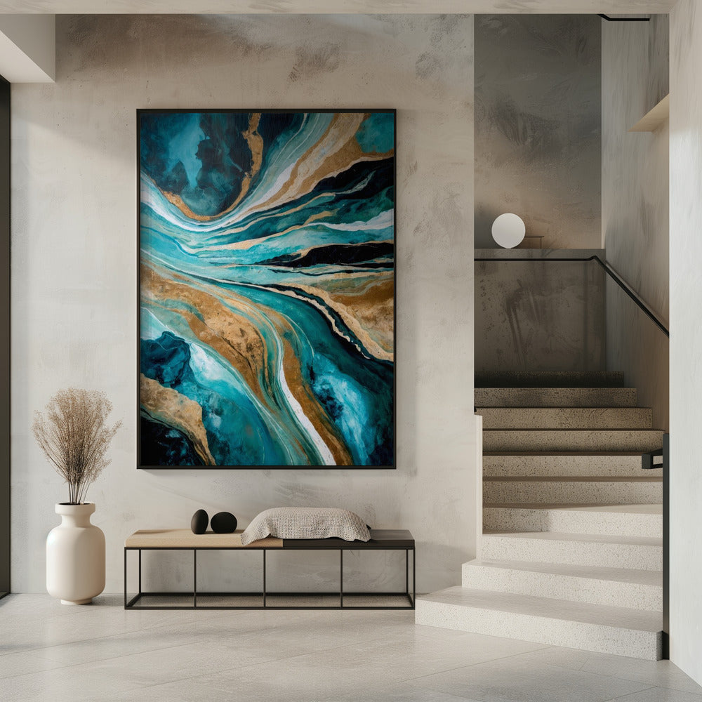 Art mural : Le temps qui passe