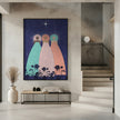Impression sur toile d'art mural : Trois guides spirituels