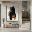 Wall art Black Figure On Neutral Background 4