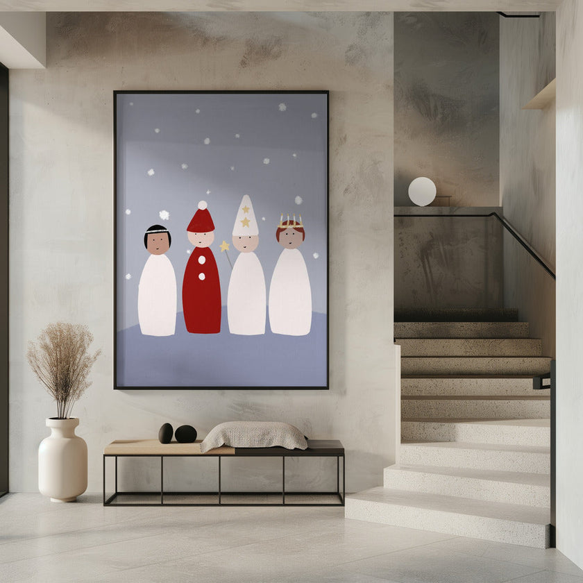 Wall art Swedish Lucia Canvas Print