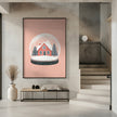 Wall art Christmas Ornament Glass Illustration Canvas Print