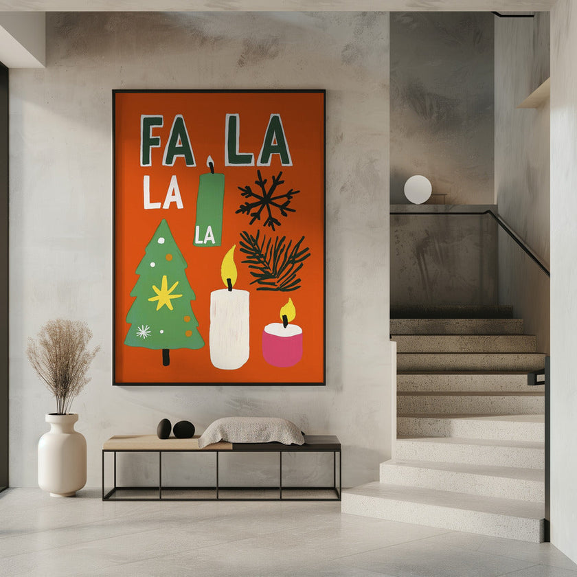 Toile décorative Fa la la