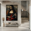 Impression sur toile de l'œuvre d'art murale Lisa Revamped