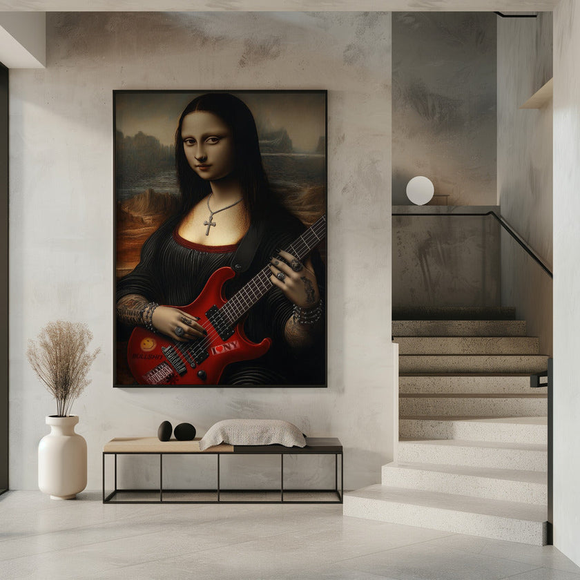 Impression sur toile de l'œuvre d'art murale Lisa Revamped
