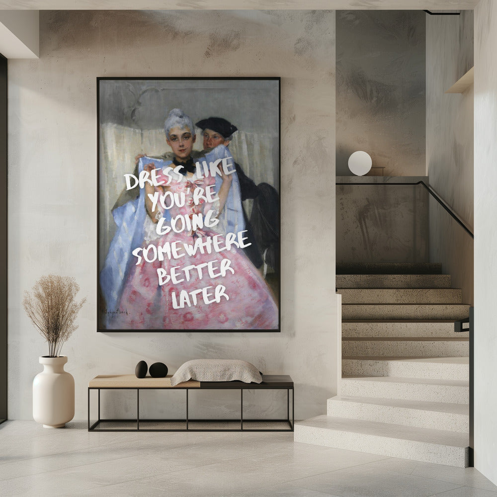Art mural : habillez-vous pour réussir.