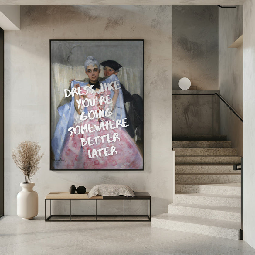 Art mural : habillez-vous pour réussir.