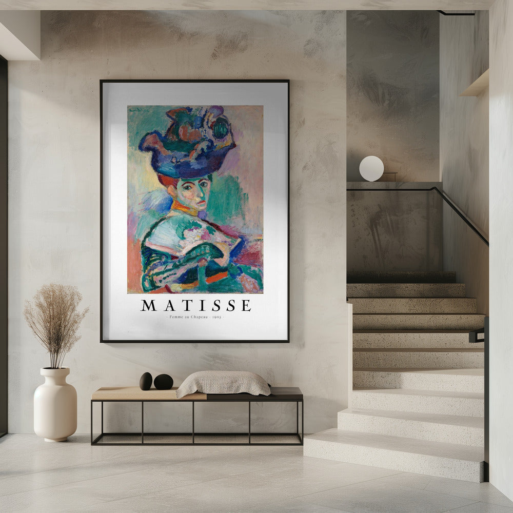 Wall art Femme au chapeau 1905