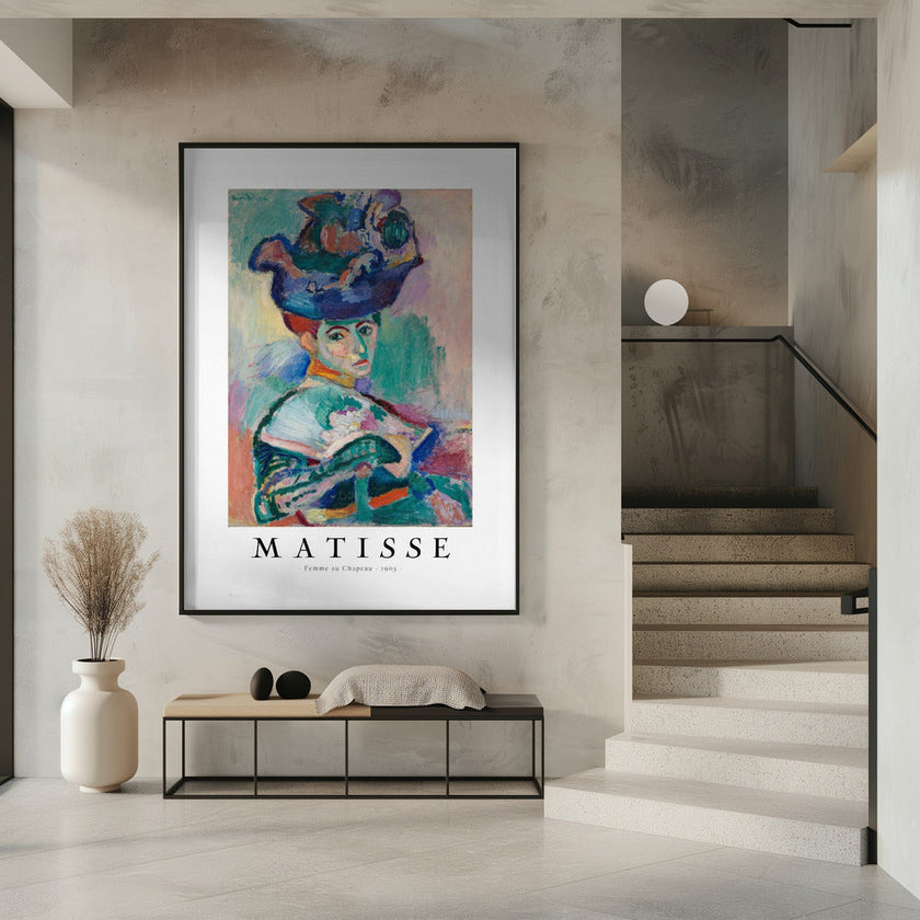 Wall art Femme au chapeau 1905