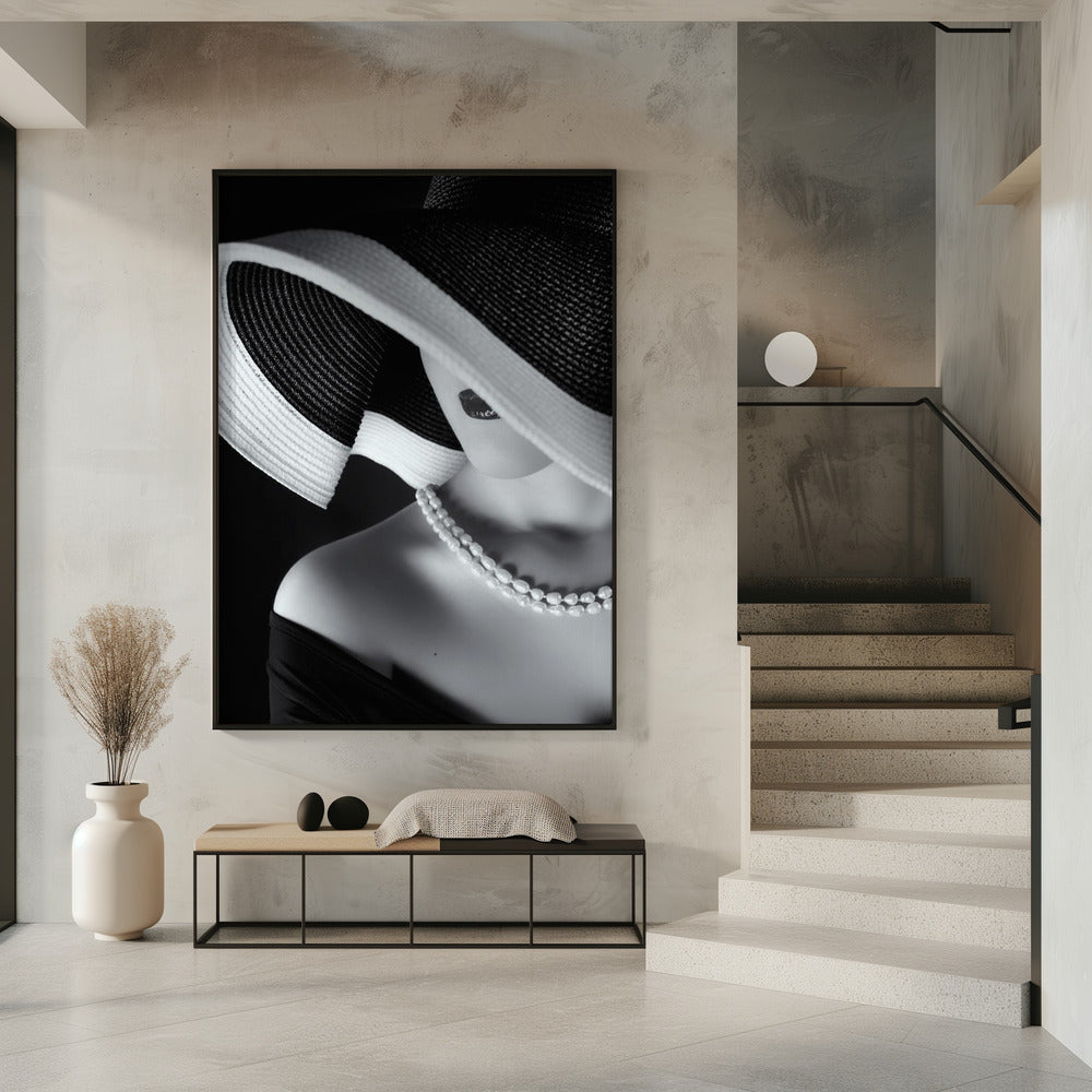 Art mural : Élégance dans l'ombre