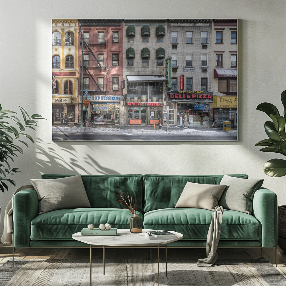 Art mural : Une froide journée à New York