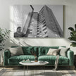 Wall art The boy behind the fence