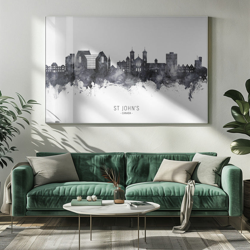 Wall art St John's Canada Skyline