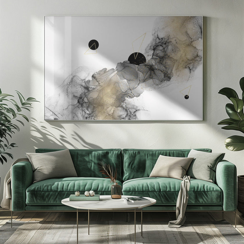 Wall art ALCOHOL INK Galaxy abstract