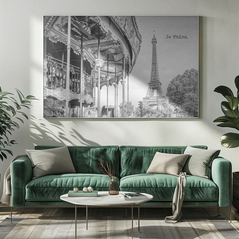Wall art Je t’aime - Paris
