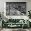 Art mural NEW YORK CITY Skyline Monochrome