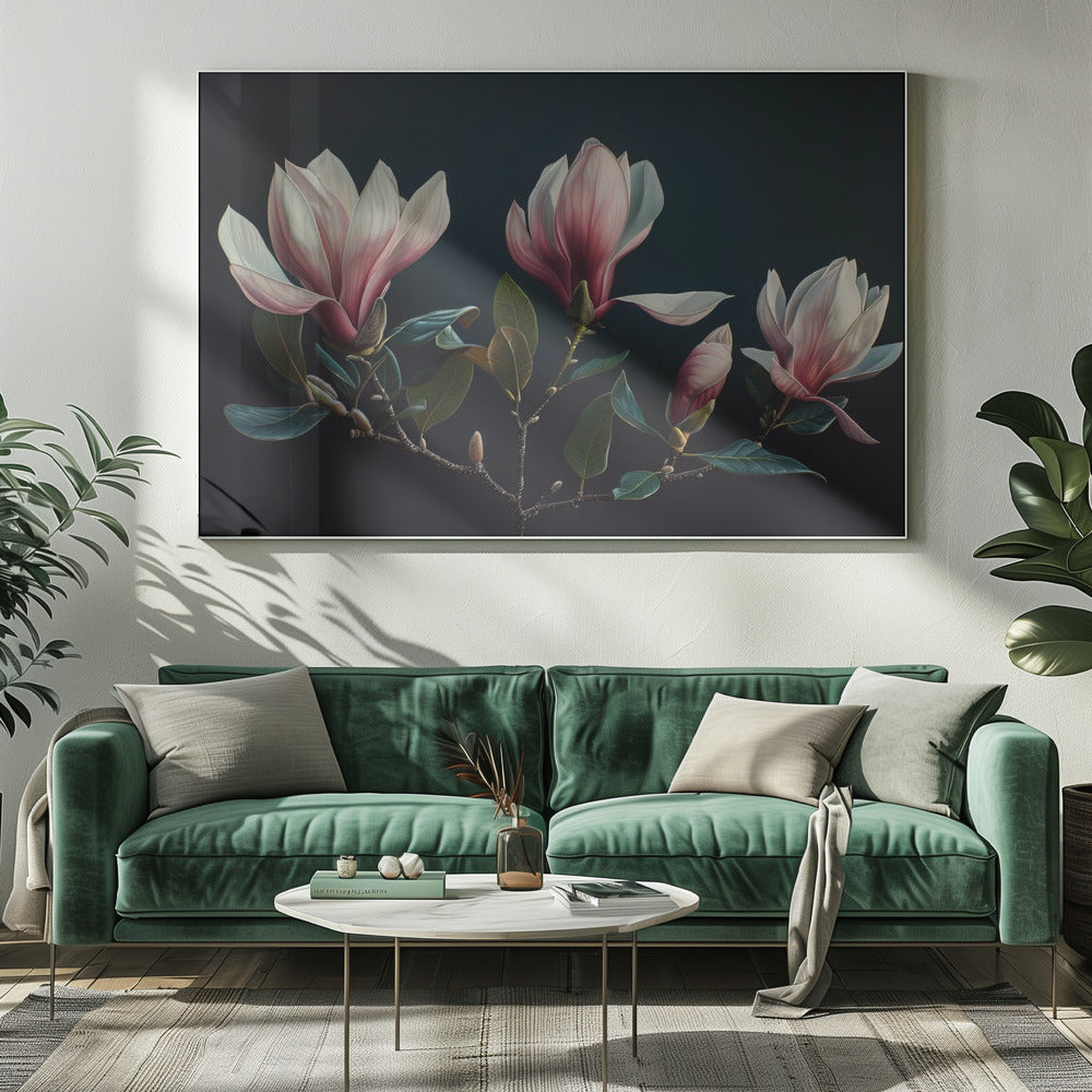 Wall art Magnolias charmants 25