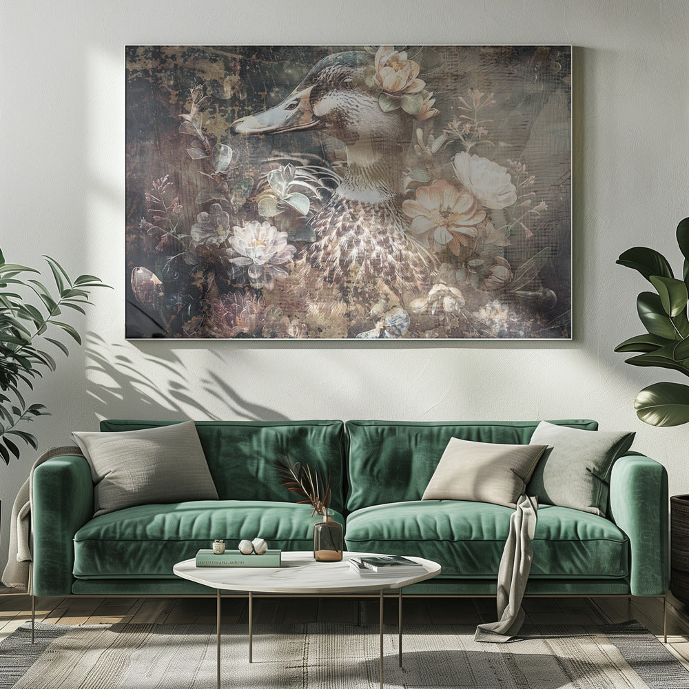 Illustration murale, art animal, art vintage, illustration murale 06.