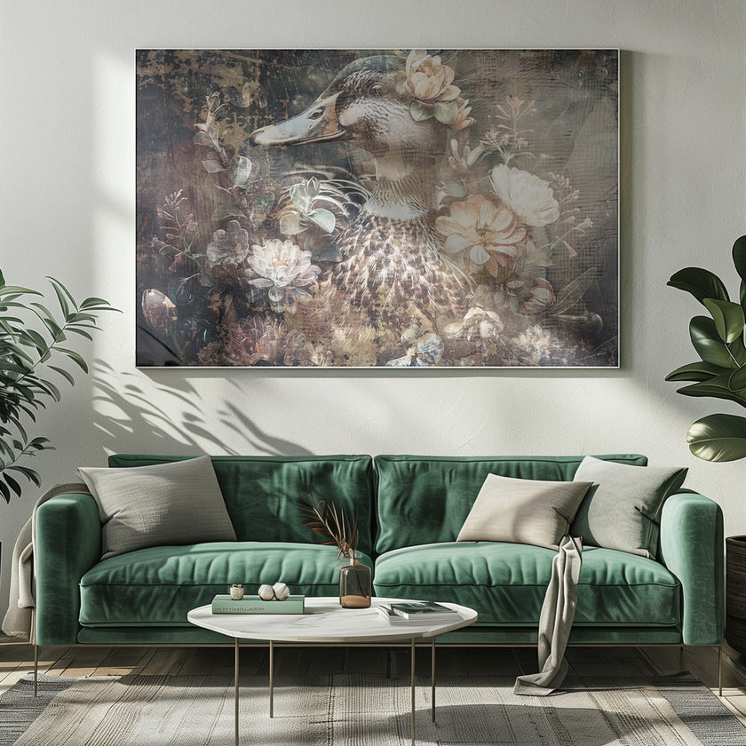 Illustration murale, art animal, art vintage, illustration murale 06.