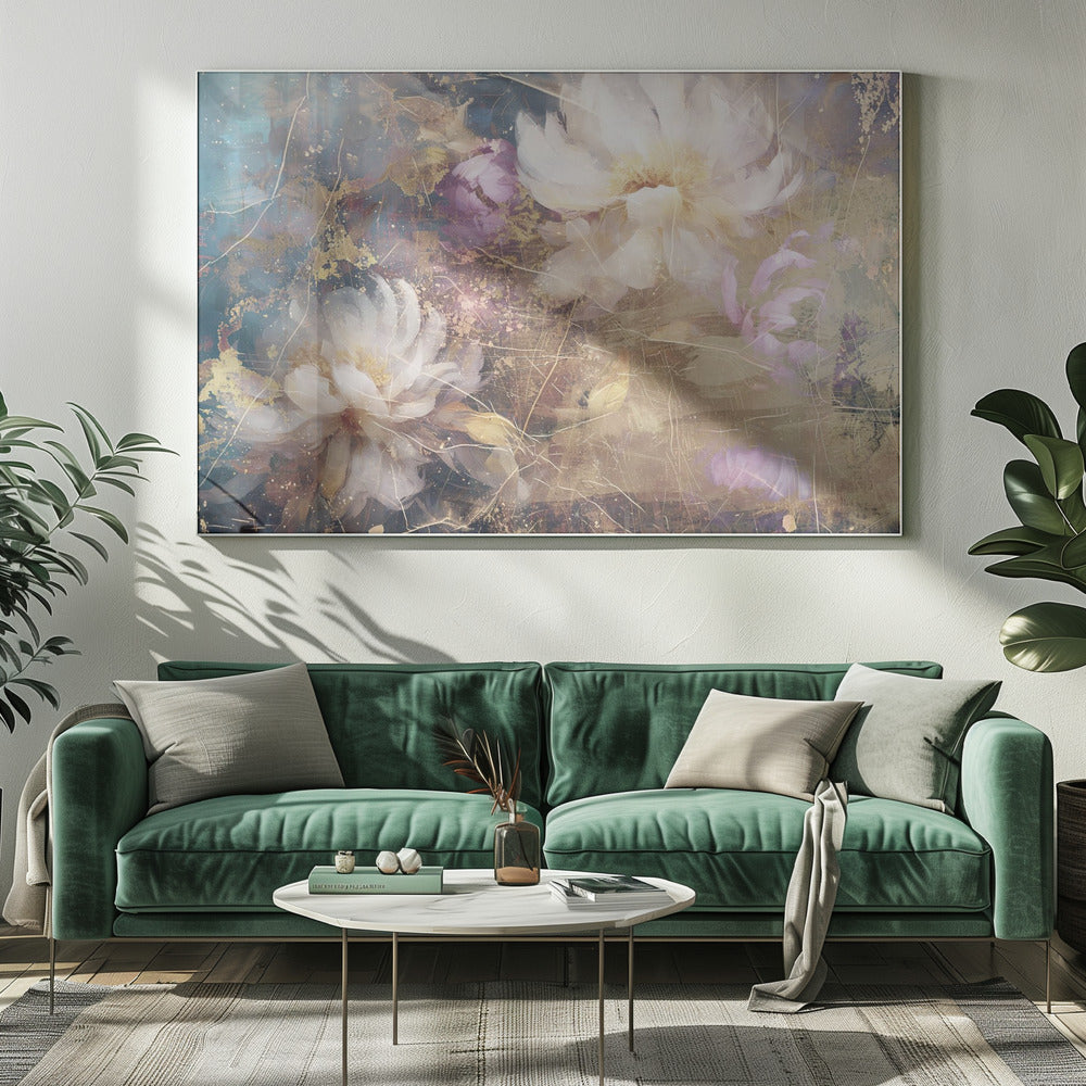 Illustration murale Fleur Art floral Illustration murale 002