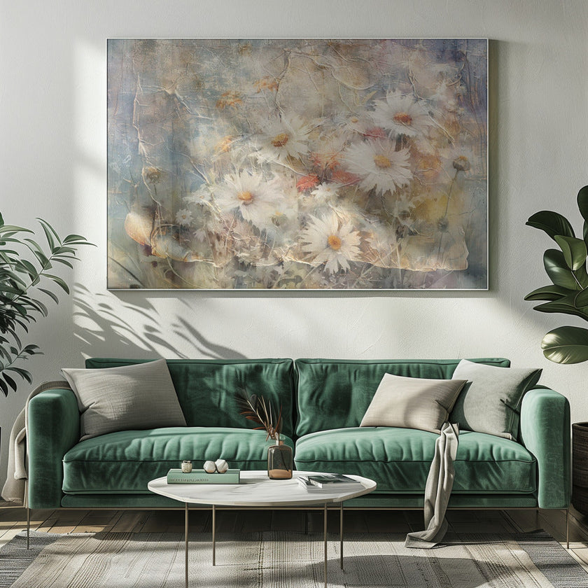 Illustration murale Fleur Art floral Illustration murale 009