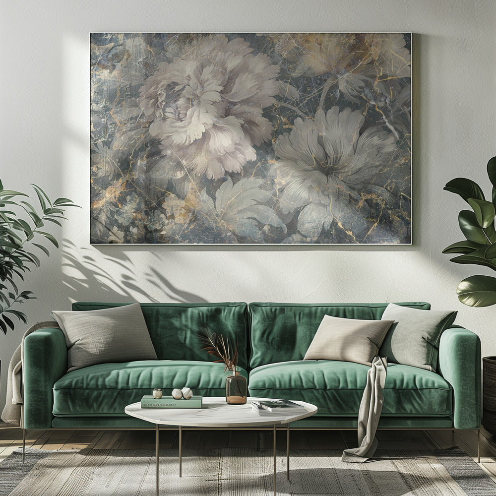 Illustration murale Fleur Art floral Illustration murale 011