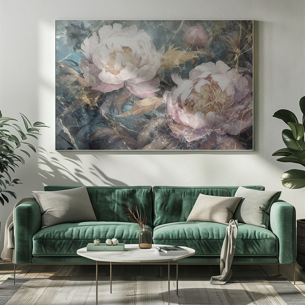 Illustration murale Fleur Art floral Illustration murale 014