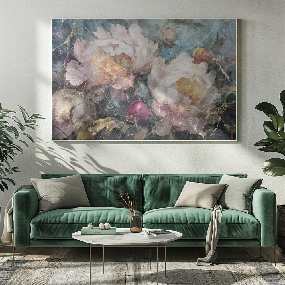 Illustration murale Fleur Art floral Illustration murale 015