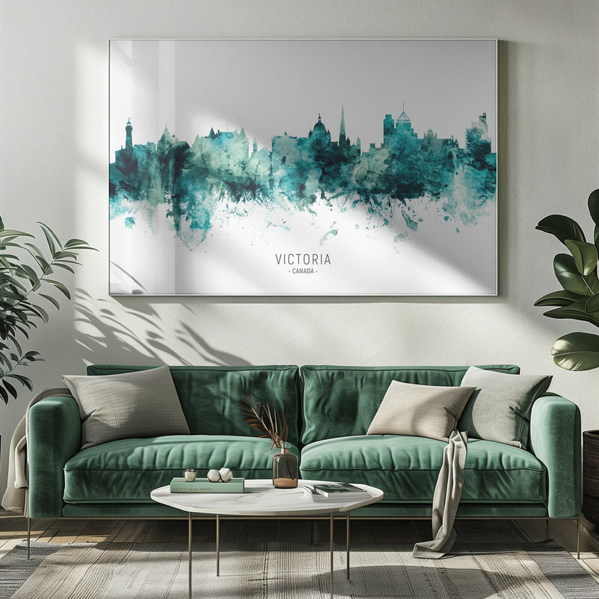 Wall art Victoria Canada Skyline