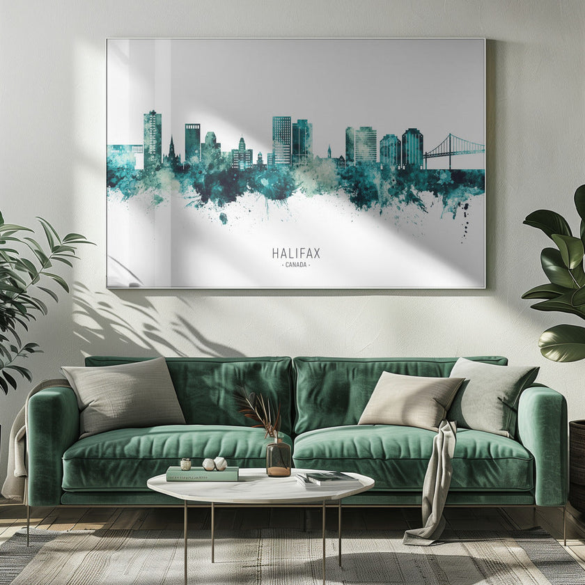 Wall art, Skyline de Halifax, Canada