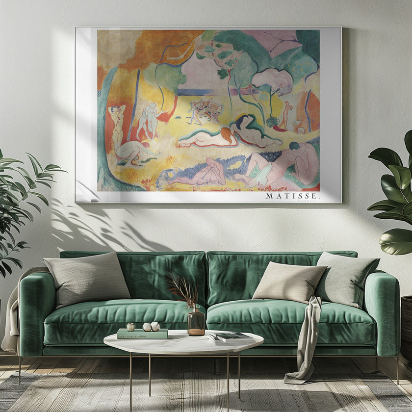 Wall art La Joie De Vivre, With Boarder