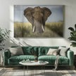 Wall art Encounters in Serengeti. Elephant