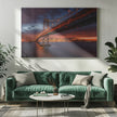 Wall art Fire over San Francisco