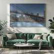 Wall art New York - L'heure bleue au-dessus de Manhattan