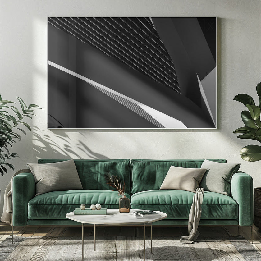 Wall art Abstraction of a swan