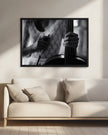 Wall art break for the cello