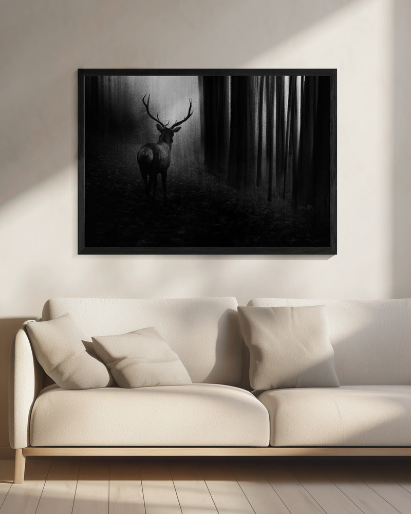 Art mural. Cerf.