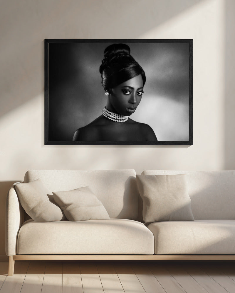 Art mural : Les perles blanches
