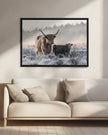 Wall art Highlander and Calf