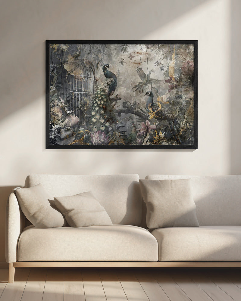 Illustration murale Oiseaux Animaux Art Vintage Illustration murale 17