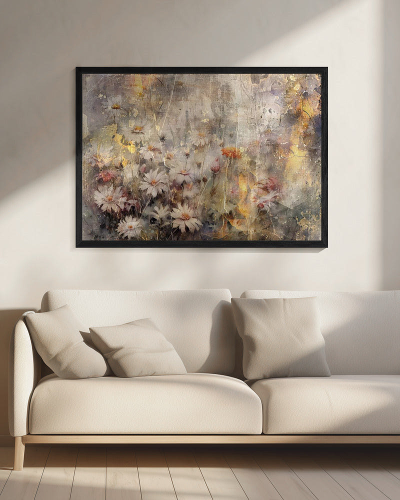 Illustration murale Fleur Art floral Illustration murale 010