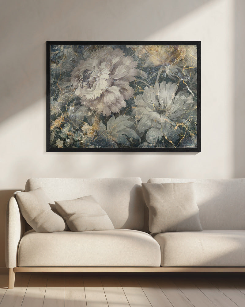 Illustration murale Fleur Art floral Illustration murale 011