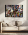 Wall art Historic Gastown Steam Clock in Vancouver